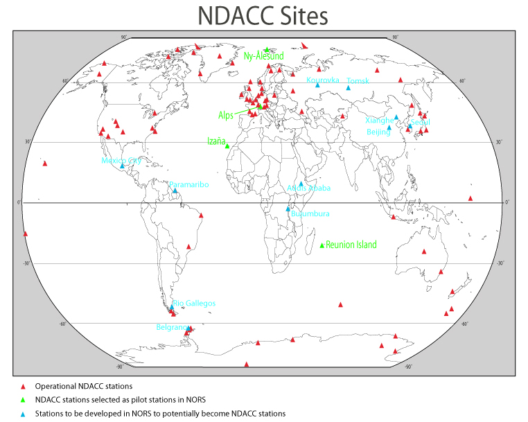 NDACCmap